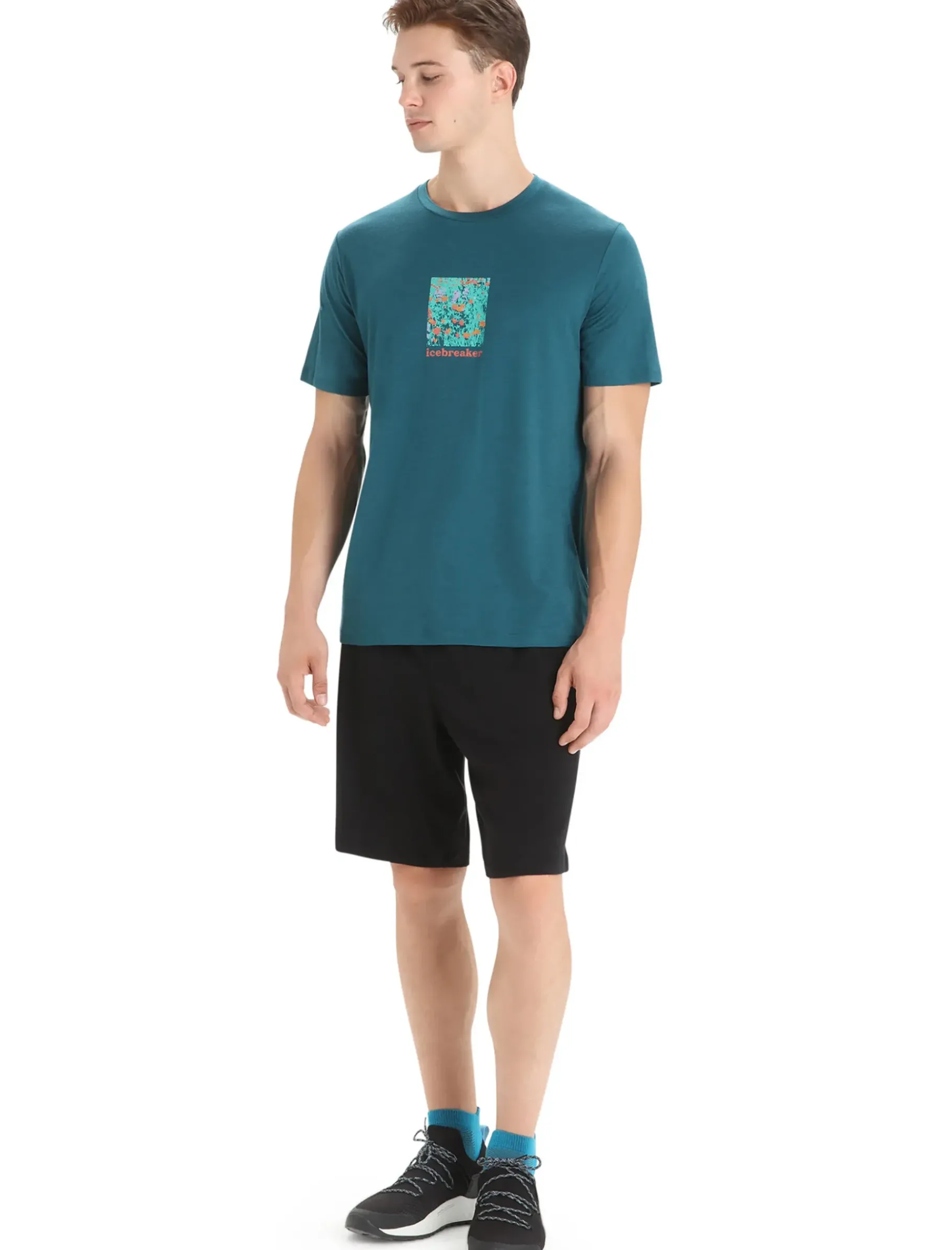 Herren Icebreaker Kurzarmshirts^Merino Tech Lite Ii T-Shirt Wildflower Bloom Herren