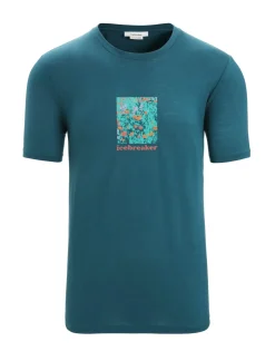 Herren Icebreaker Kurzarmshirts^Merino Tech Lite Ii T-Shirt Wildflower Bloom Herren