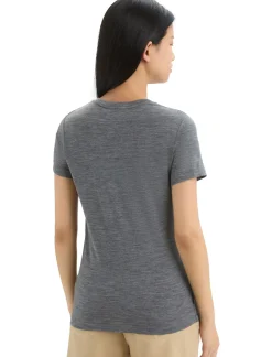 Damen Icebreaker Kurzarmshirts^Merino Tech Lite Ii T-Shirt Wildflower Bloom Damen
