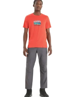 Herren Icebreaker Kurzarmshirts^Merino Tech Lite Ii T-Shirt Trailhead Herren