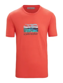 Herren Icebreaker Kurzarmshirts^Merino Tech Lite Ii T-Shirt Trailhead Herren