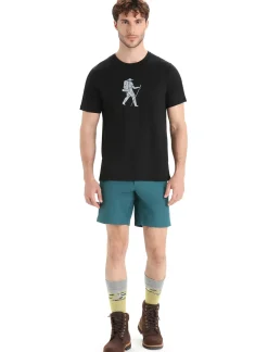 Herren Icebreaker Kurzarmshirts^Merino Tech Lite Ii T-Shirt Trail Hiker Herren