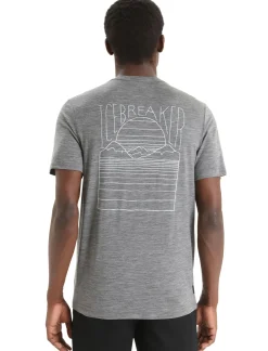 Herren Icebreaker Kurzarmshirts^Merino Tech Lite Ii T-Shirt Mountain Sunset Herren