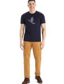 Herren Icebreaker Kurzarmshirts^Merino Tech Lite Ii T-Shirt Skiing Yeti Herren