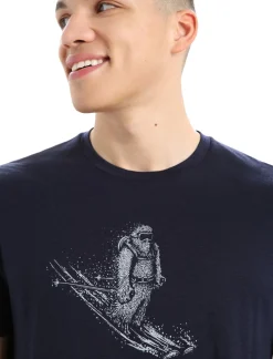 Herren Icebreaker Kurzarmshirts^Merino Tech Lite Ii T-Shirt Skiing Yeti Herren