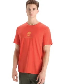 Herren Icebreaker Kurzarmshirts^Merino Tech Lite Ii T-Shirt Ib Essential Logo Herren