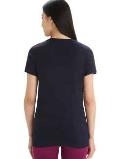 Damen Icebreaker Kurzarmshirts^Merino Tech Lite Ii T-Shirt Moon Phase Damen