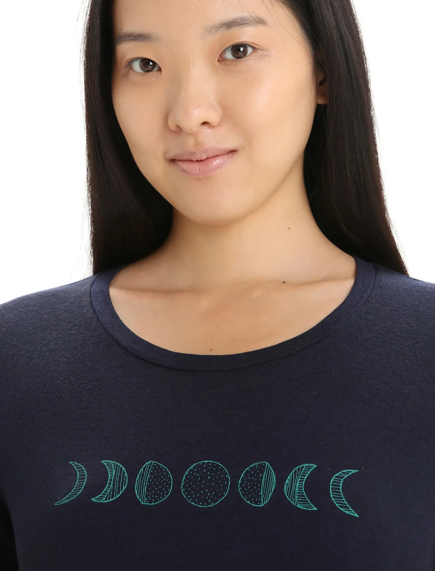 Damen Icebreaker Kurzarmshirts^Merino Tech Lite Ii T-Shirt Moon Phase Damen