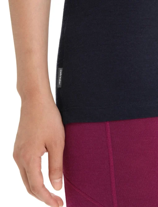 Damen Icebreaker Kurzarmshirts^Merino Tech Lite Ii T-Shirt Moon Phase Damen