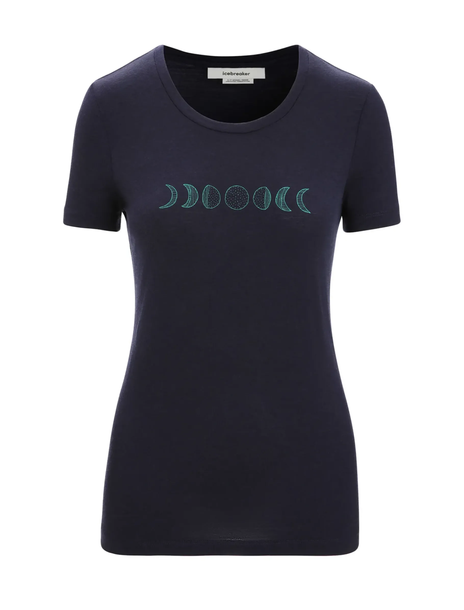 Damen Icebreaker Kurzarmshirts^Merino Tech Lite Ii T-Shirt Moon Phase Damen