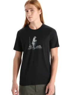 Herren Icebreaker Kurzarmshirts^Merino Tech Lite Ii T-Shirt Polar Paddle Herren