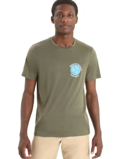 Herren Icebreaker Kurzarmshirts^Merino Tech Lite Ii T-Shirt Earth Herren