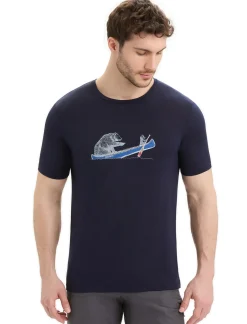 Herren Icebreaker Kurzarmshirts^Merino Tech Lite Ii T-Shirt Canoe Companions Herren