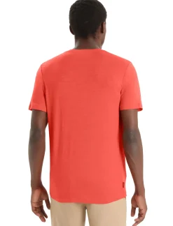 Herren Icebreaker Kurzarmshirts^Merino Tech Lite Ii T-Shirt Camping Grounds Herren