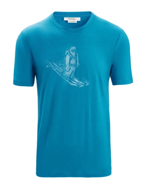 Herren Icebreaker Kurzarmshirts^Merino Tech Lite Ii T-Shirt Skiing Yeti Herren