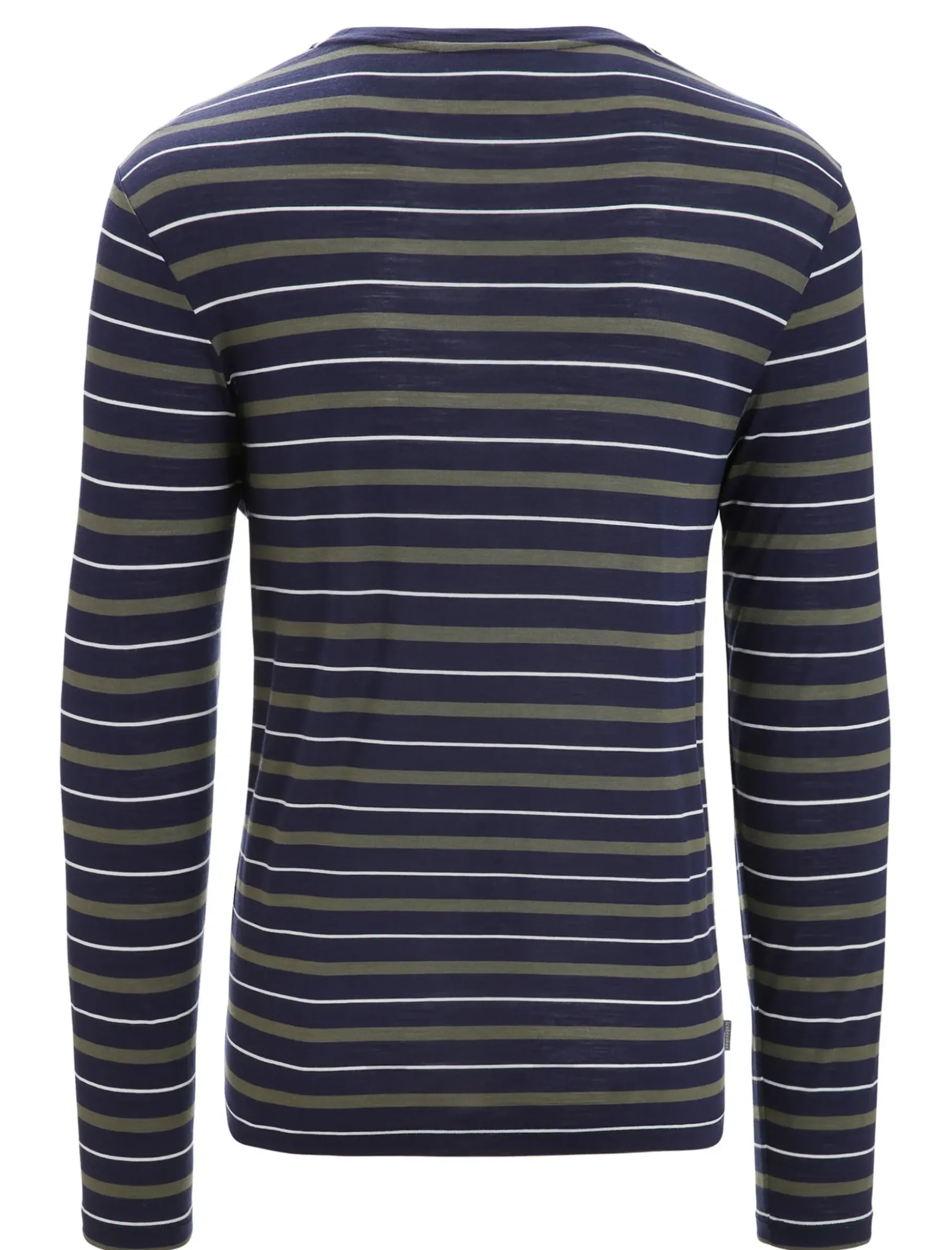 Herren Icebreaker Langärmlige Oberteile^Merino Wave Langarmshirt Stripe Herren
