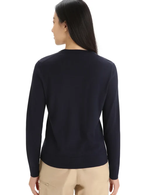 Damen Icebreaker Strickwaren^Merino Wilcox Sweater Damen