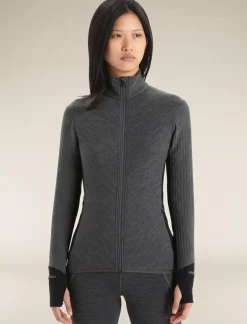 Damen Icebreaker Sweatshirts & Hoodies^Realfleece™ Merino Descender Jacke Damen