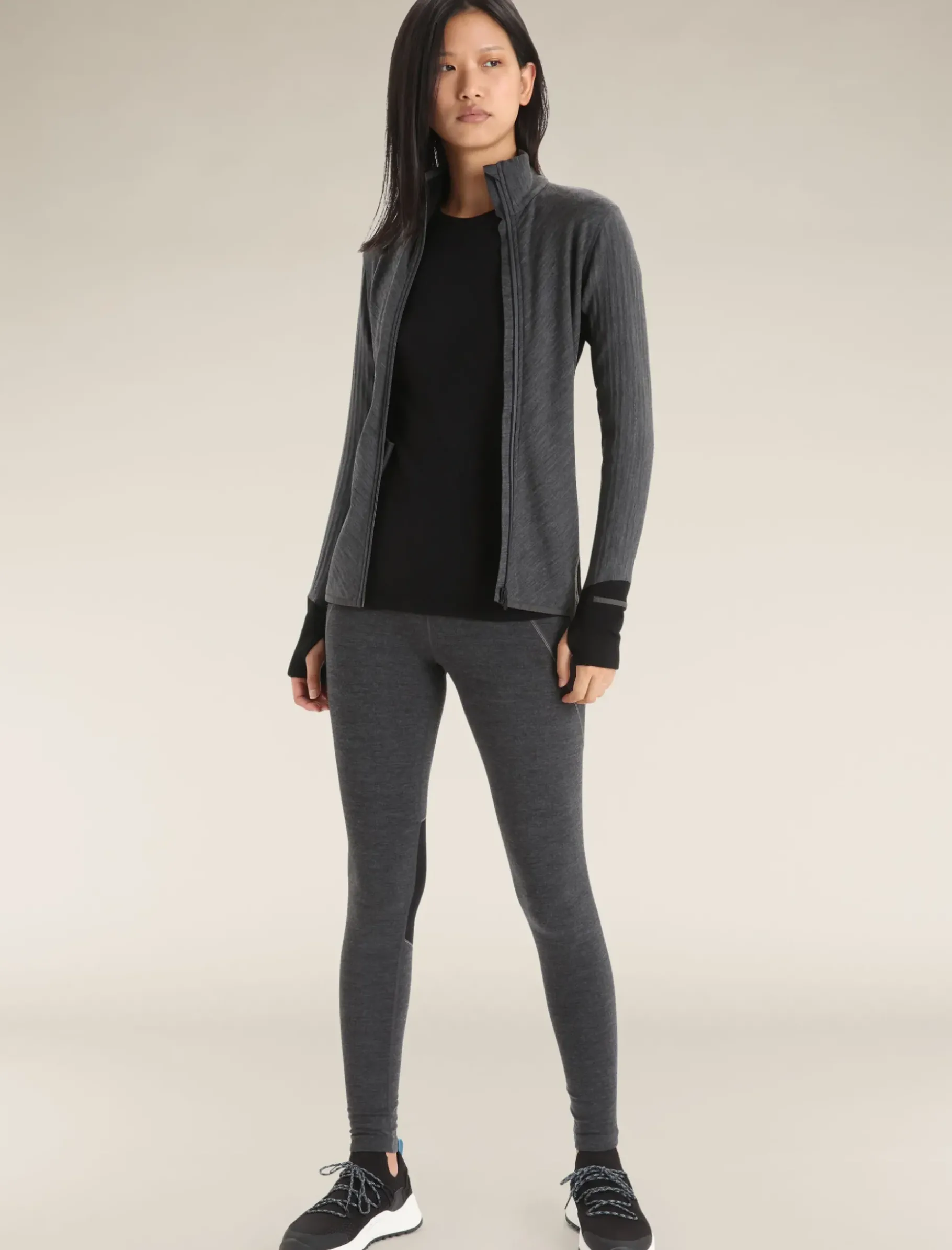 Damen Icebreaker Sweatshirts & Hoodies^Realfleece™ Merino Descender Jacke Damen