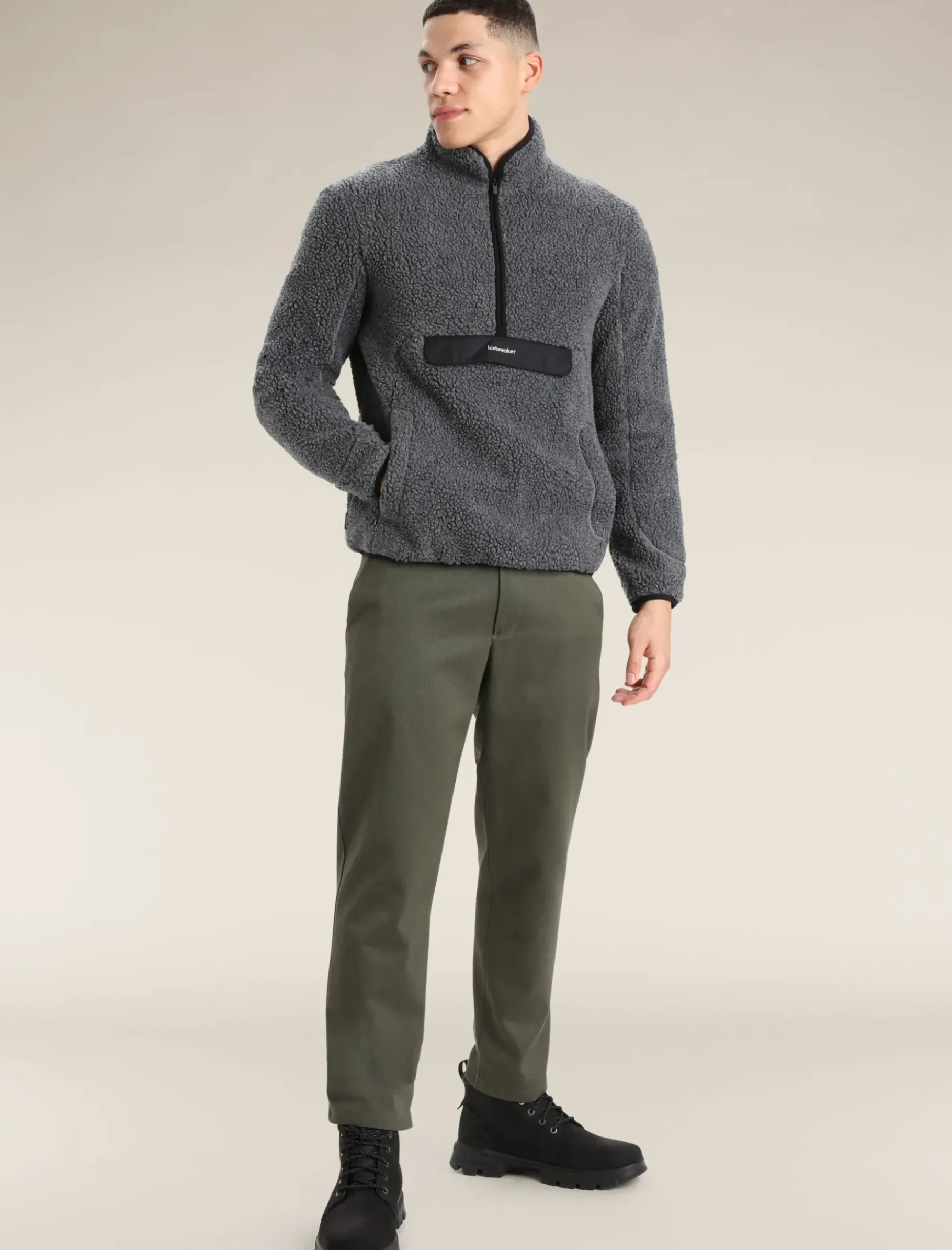 Herren Icebreaker Sweatshirts & Hoodies^Realfleece™ Merino High Pile Half-Zip-Pullover Herren