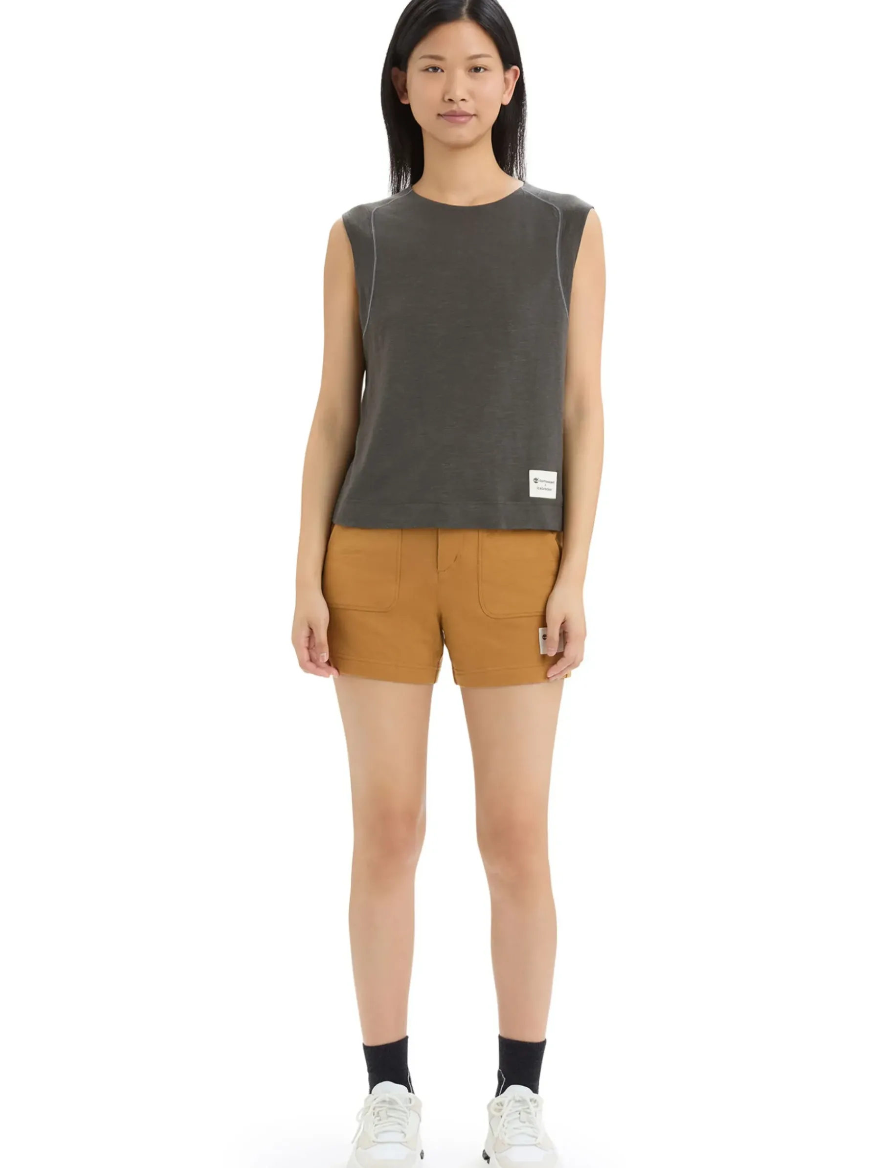 Damen Icebreaker Kurzarmshirts^Timberland X Merino Leinen Armelloses Top Damen