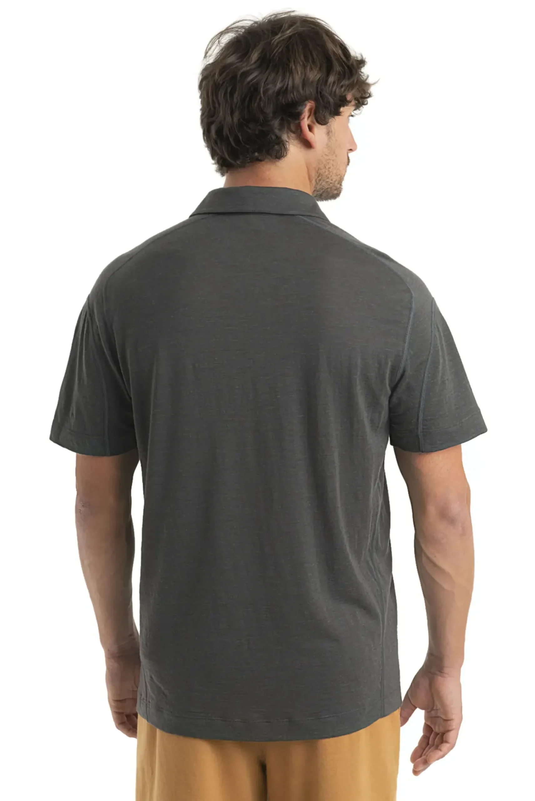 Herren Icebreaker Kurzarmshirts^Timberland X Merino Leinen Kurzarmpolo Herren