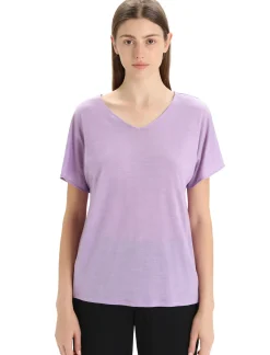 Damen Icebreaker Kurzarmshirts^Wendbares Merino Drayden T-Shirt Damen