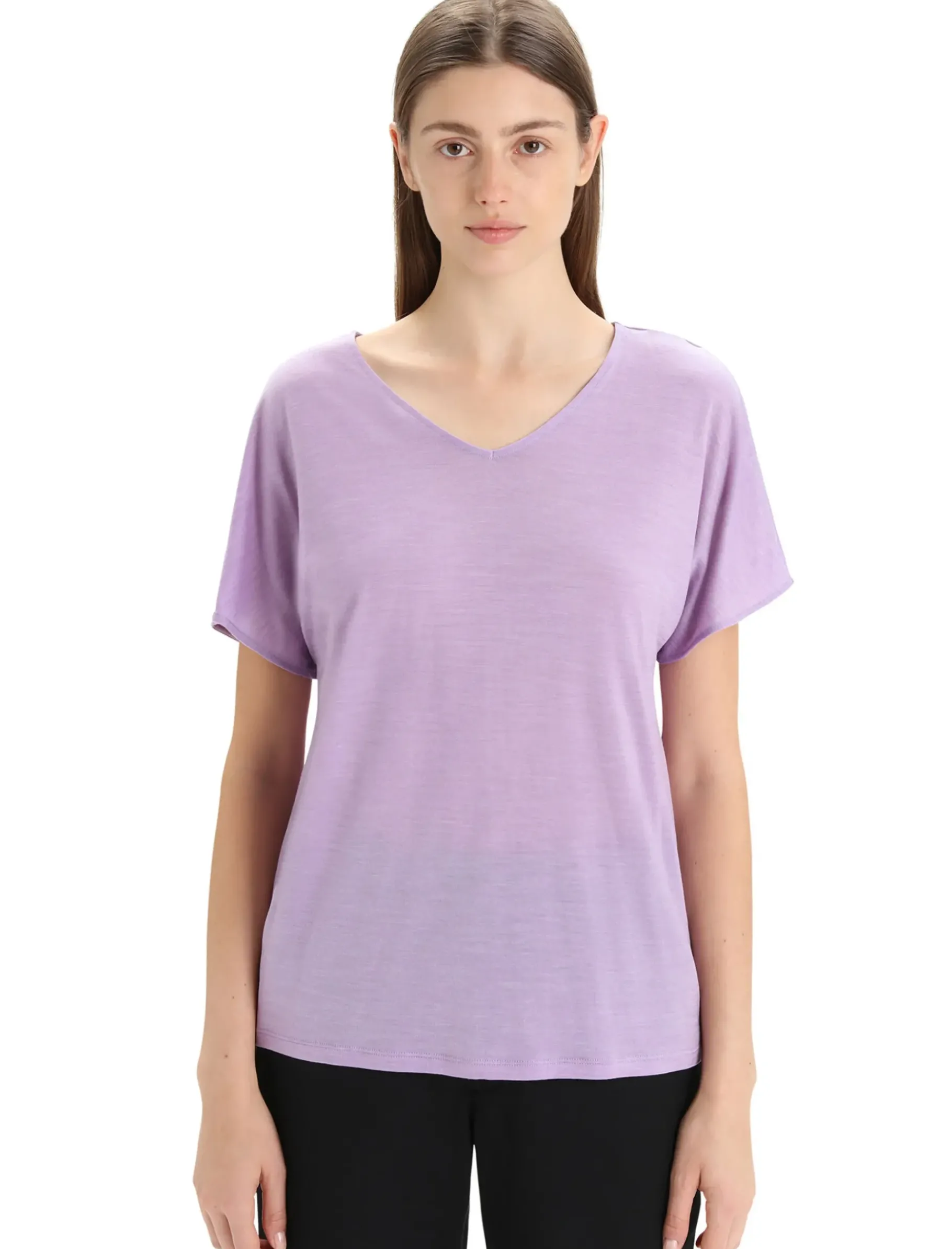 Damen Icebreaker Kurzarmshirts^Wendbares Merino Drayden T-Shirt Damen