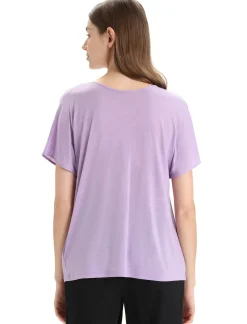 Damen Icebreaker Kurzarmshirts^Wendbares Merino Drayden T-Shirt Damen