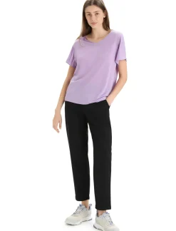 Damen Icebreaker Kurzarmshirts^Wendbares Merino Drayden T-Shirt Damen
