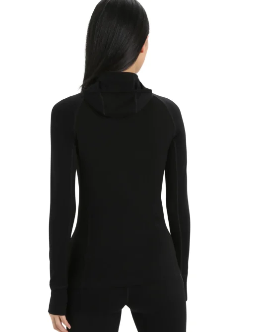 Damen Icebreaker Funktionswäsche & Base Layer^Zoneknit™ Merino Isolierter Zip-Hoodie Damen