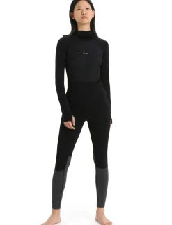 Damen Icebreaker Funktionswäsche & Base Layer^Zoneknit™ Merino Isolierter Zip-Hoodie Damen