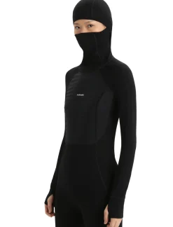 Damen Icebreaker Funktionswäsche & Base Layer^Zoneknit™ Merino Isolierter Zip-Hoodie Damen
