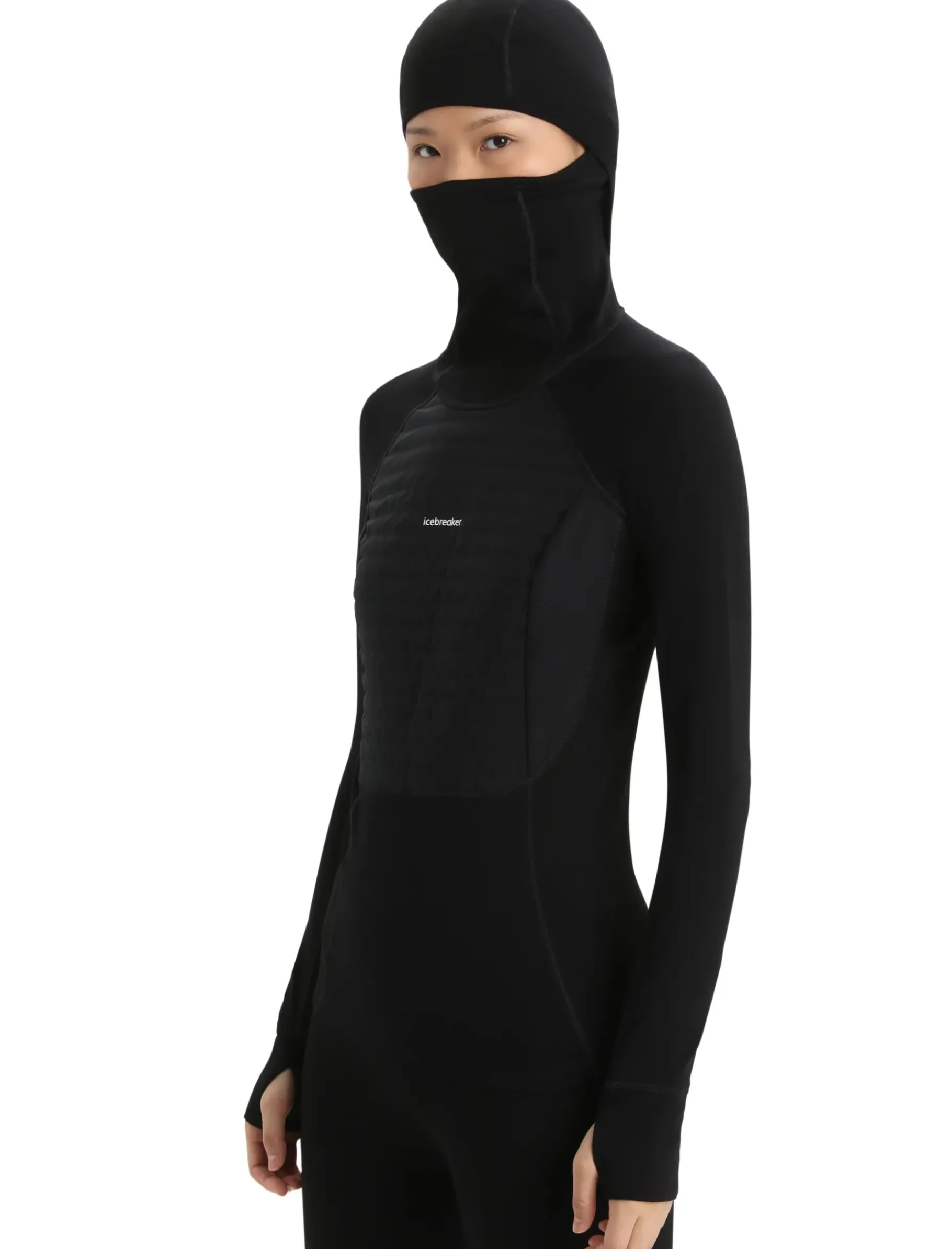 Damen Icebreaker Funktionswäsche & Base Layer^Zoneknit™ Merino Isolierter Zip-Hoodie Damen