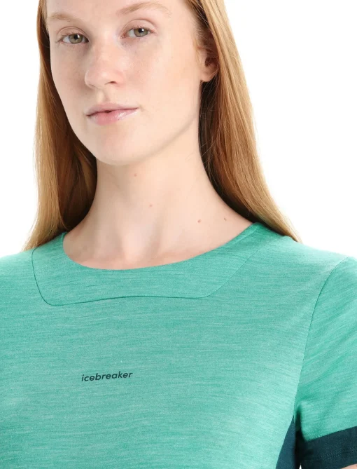 Damen Icebreaker Kurzarmshirts^Zoneknit™ Merino Kurzarmshirt Damen