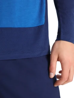 Herren Icebreaker Langärmlige Oberteile^Zoneknit™ Merino Langarmshirt Herren