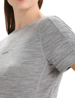 Damen Icebreaker Kurzarmshirts^Zoneknit™ Merino Scoop Back T-Shirt Damen