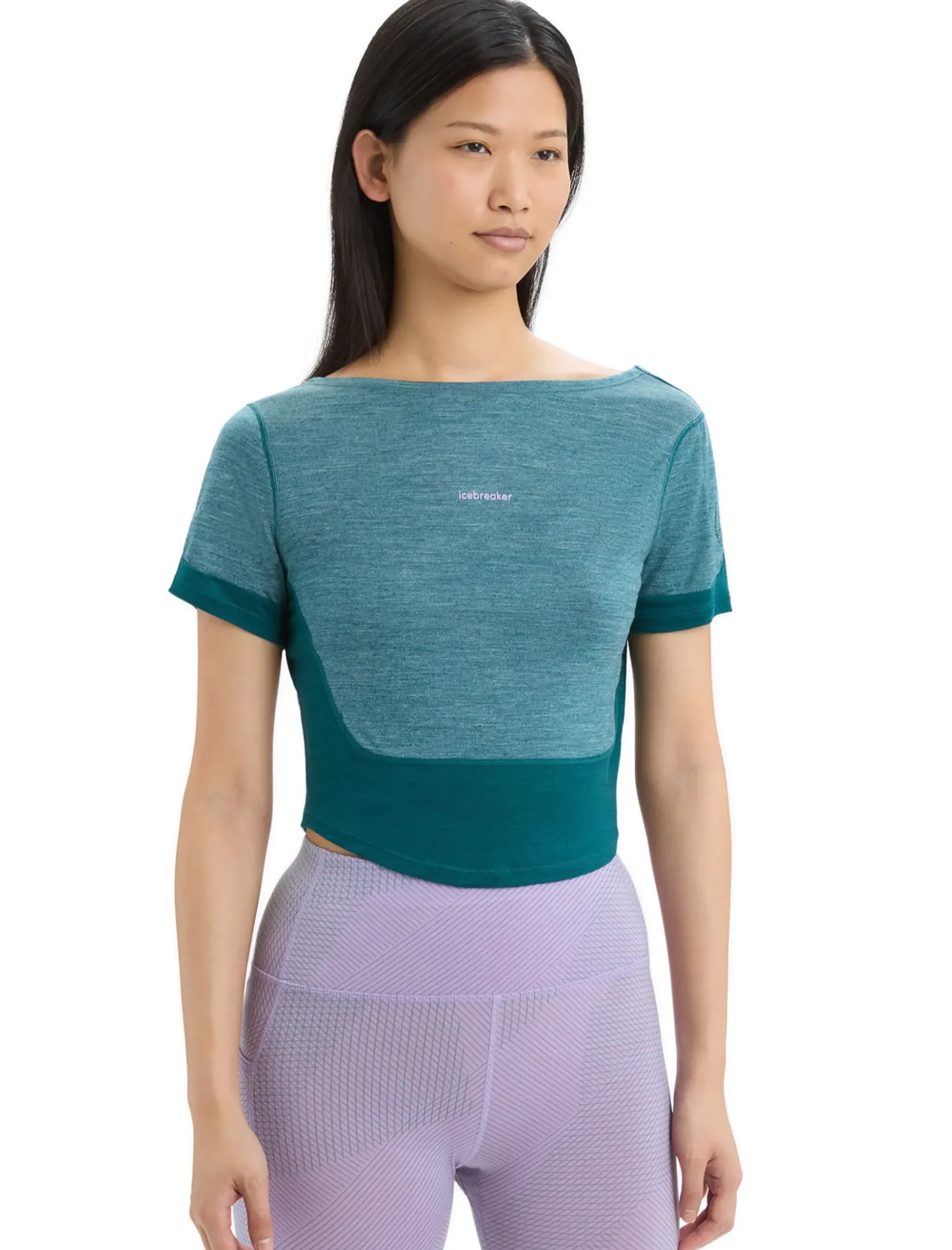 Damen Icebreaker Kurzarmshirts^Zoneknit™ Merino Scoop Back T-Shirt Damen