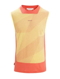 Herren Icebreaker Kurzarmshirts^Zoneknit™ Merino Tanktop Geodetic Herren
